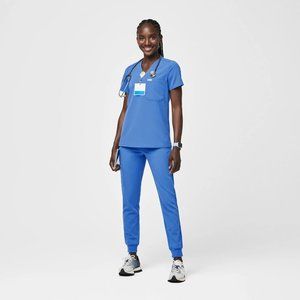 Figs Scrub Set - Capri Blue (XS)